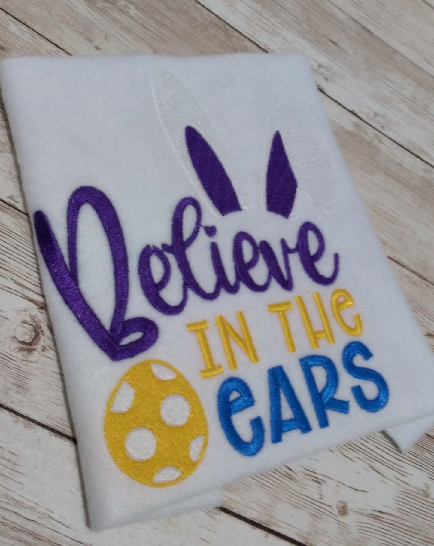 Embroidered Personalized Easter T-Shirt
