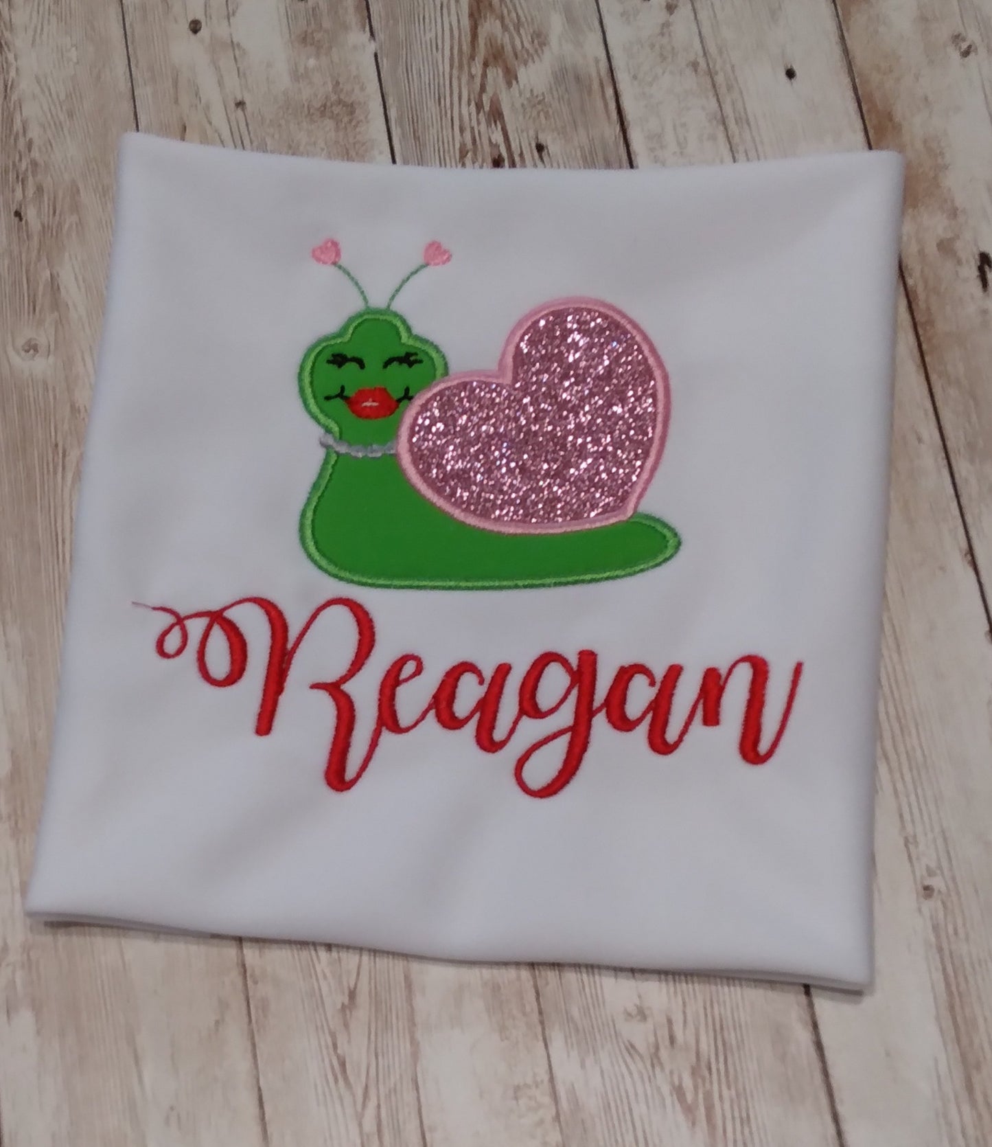 Embroidered Personalized Valentine's T-Shirt