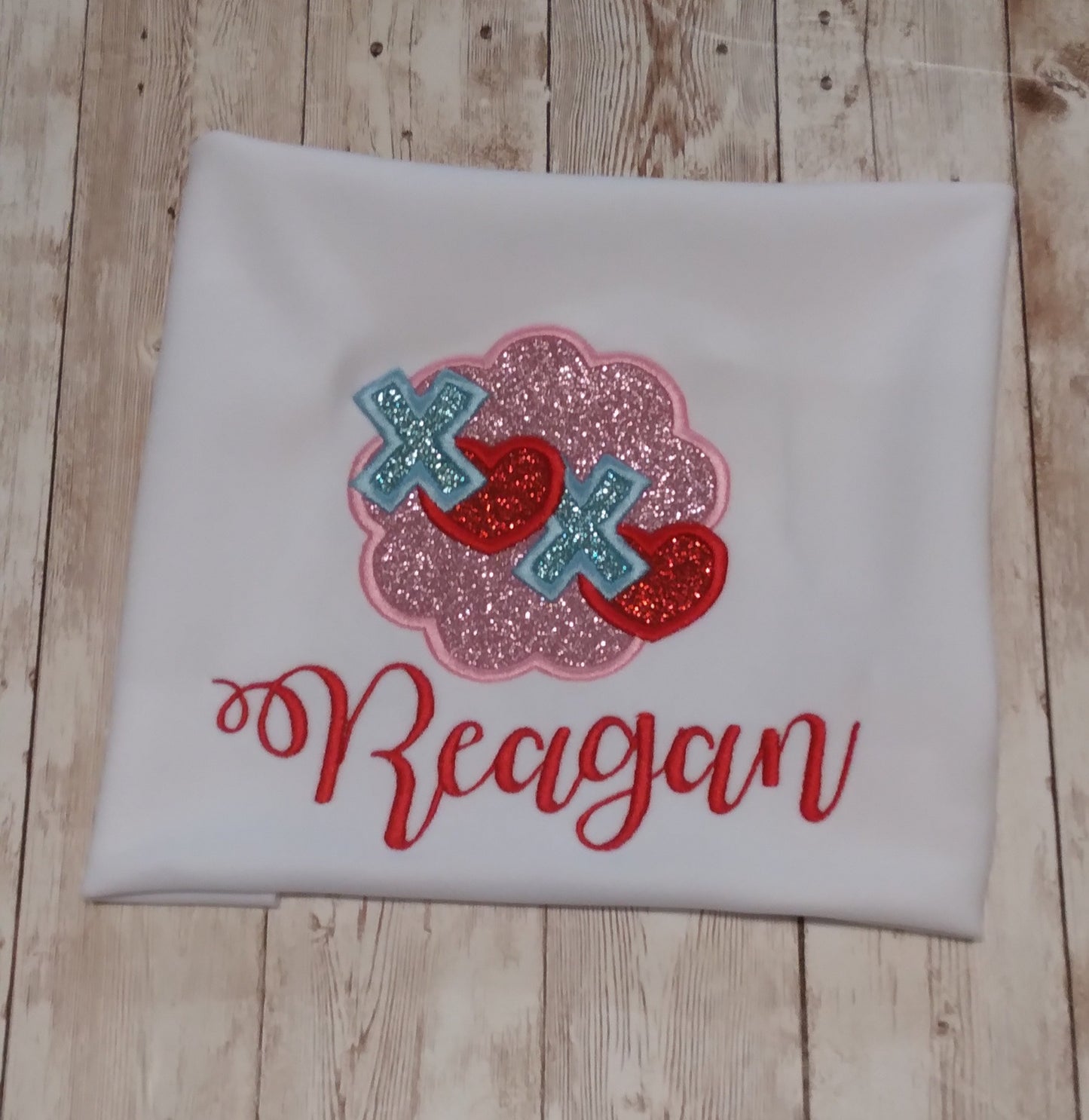 Embroidered Personalized Valentine's T-Shirt