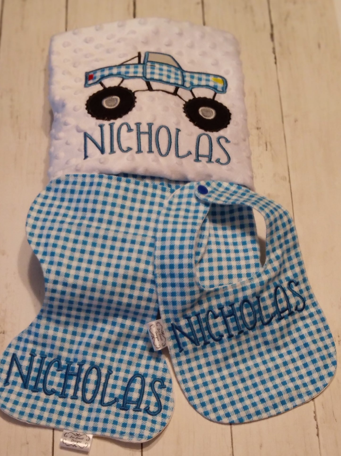Embroidered Personalized Baby Blanket
