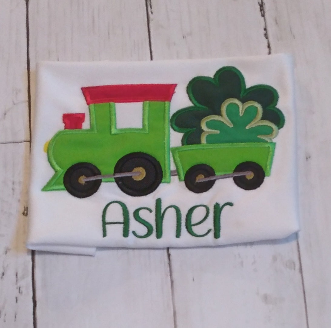 Embroidered Personalized St. Patrick's Day T-Shirt