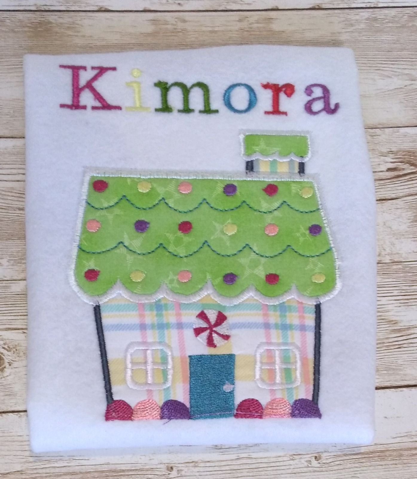 Embroidered Personalized Christmas T-Shirt