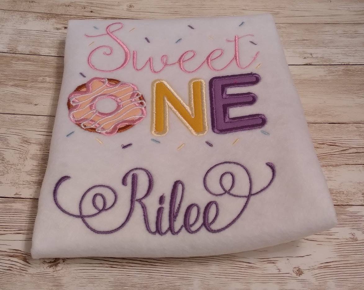 Sweet One Baby Girl Birthday Shirt