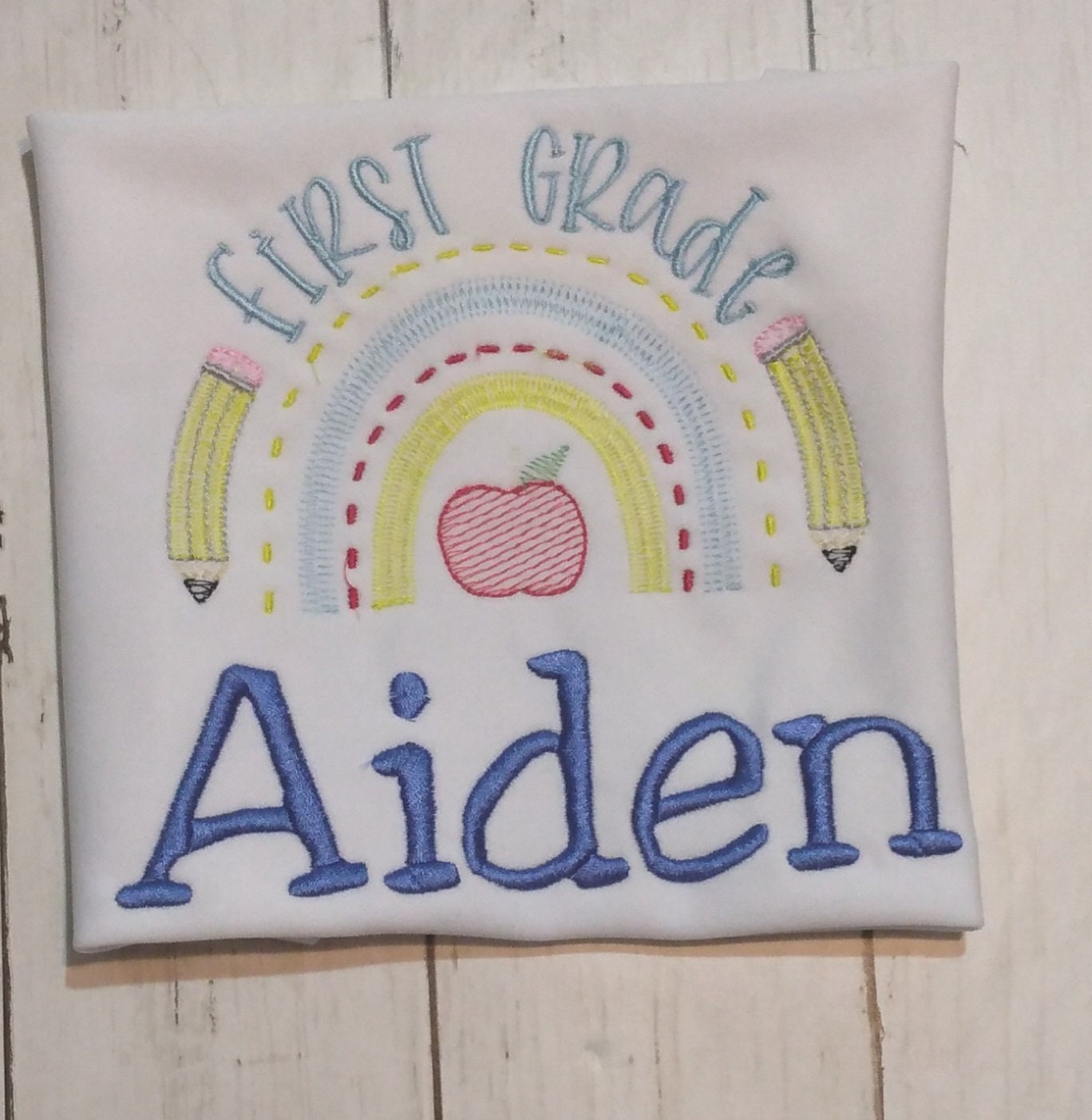 Back to School Embroidered Shirt