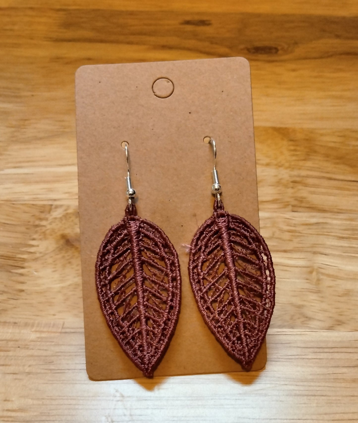 Bridesmaid Embroidered Earrings