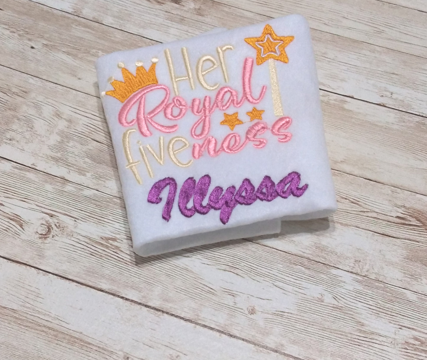 Embroidered Personalized Birthday T-Shirt