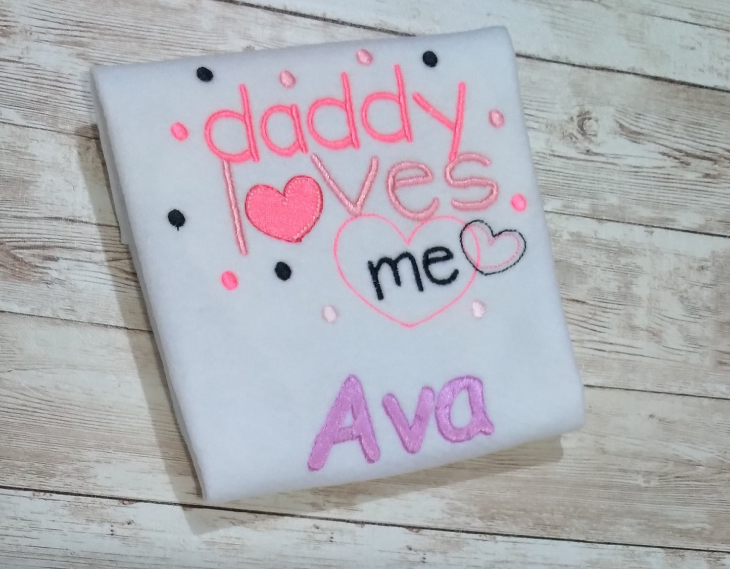 Embroidered Personalized Valentine's T-Shirt