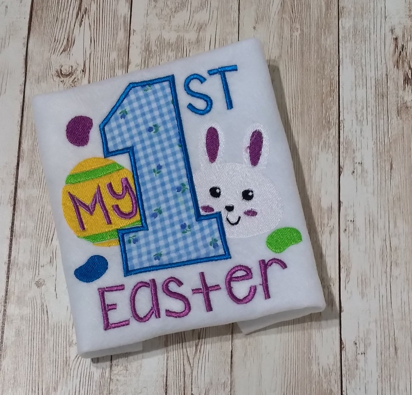 Embroidered Personalized Easter T-Shirt
