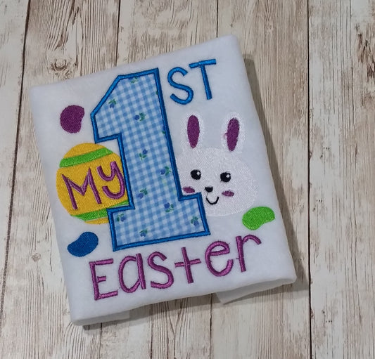 Embroidered Personalized Easter T-Shirt