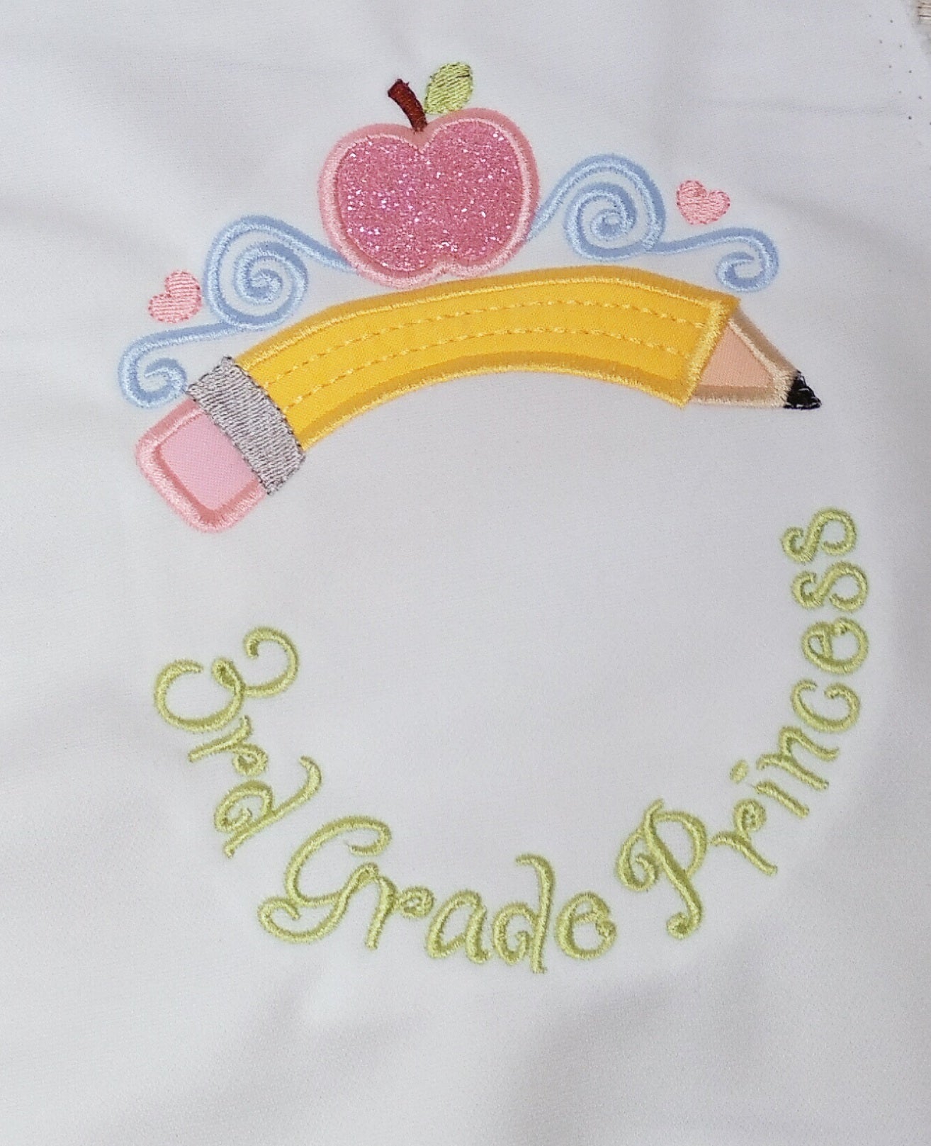Daycare - 6th Grade Princess Embroidered Personalized Shirt