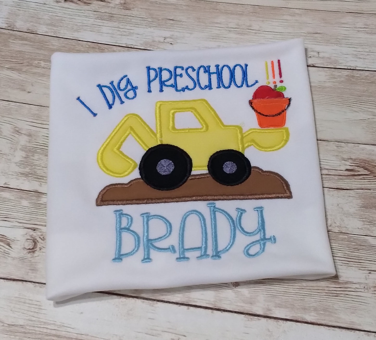 Embroidered Personalized Back-To-School T-Shirt
