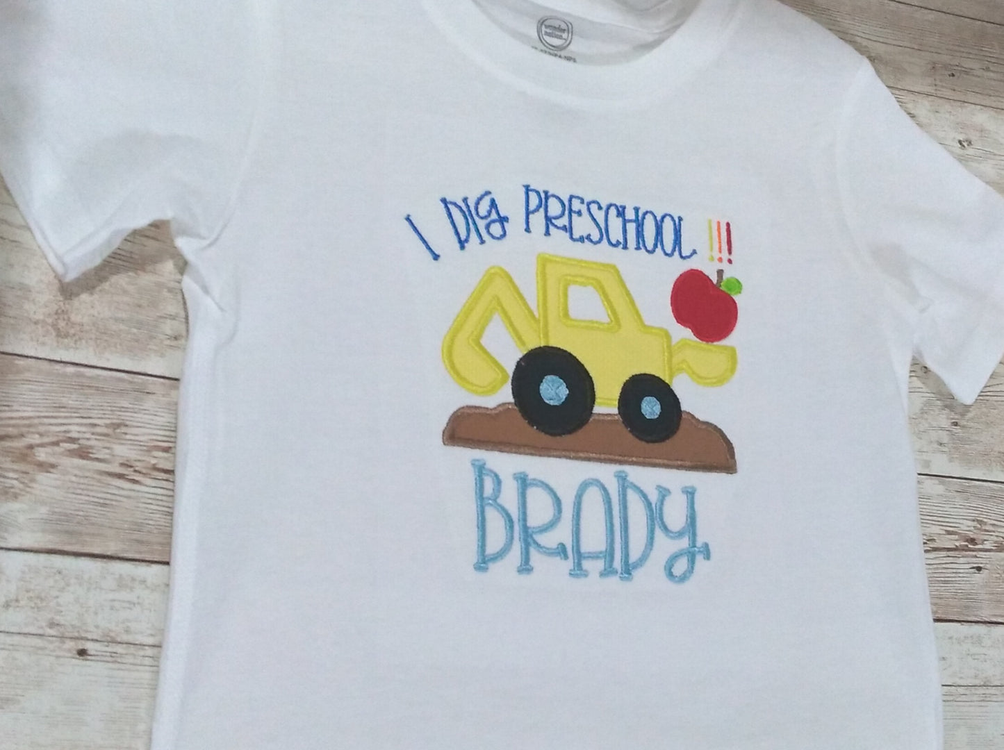 Embroidered Personalized Back-To-School T-Shirt