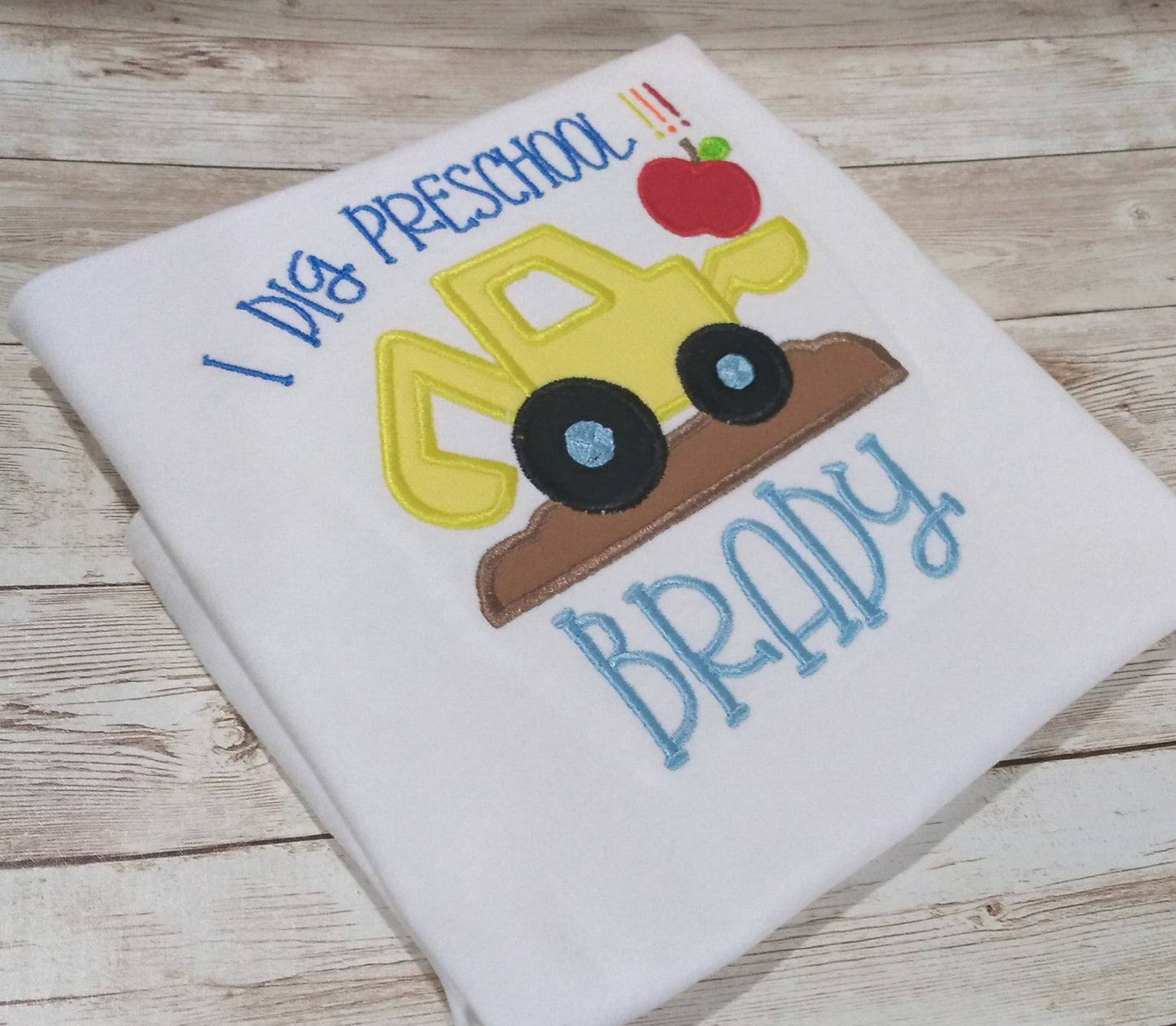 Embroidered Personalized Back-To-School T-Shirt