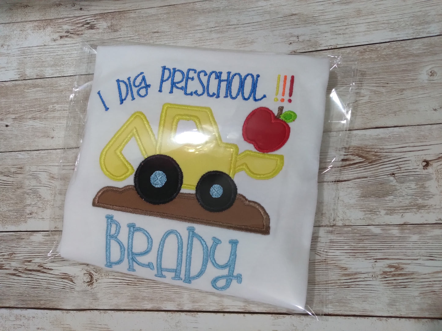 Embroidered Personalized Back-To-School T-Shirt