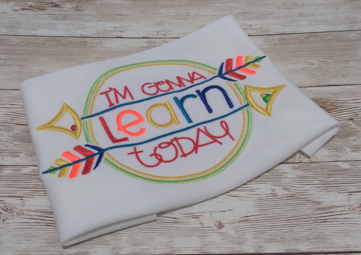 Embroidered Personalized Back-To-School T-Shirt