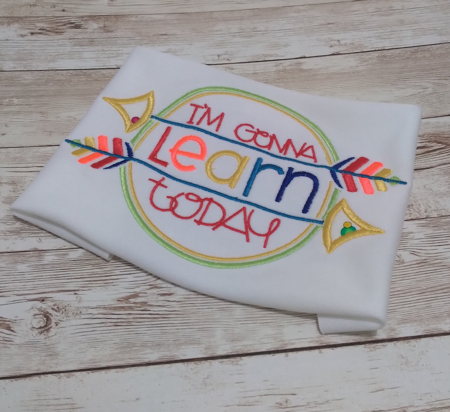 Embroidered Personalized Back-To-School T-Shirt