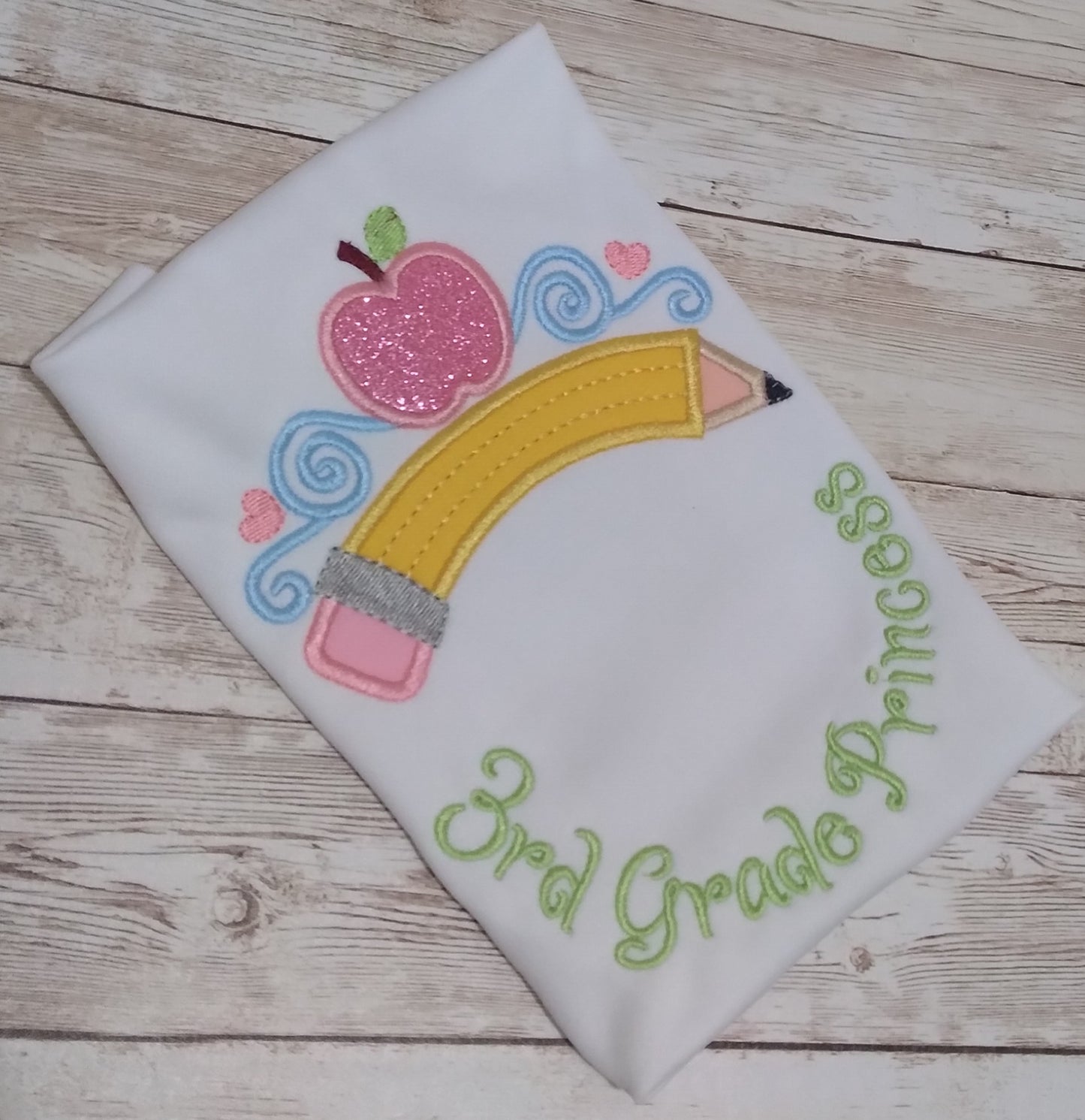 Daycare - 6th Grade Princess Embroidered Personalized Shirt