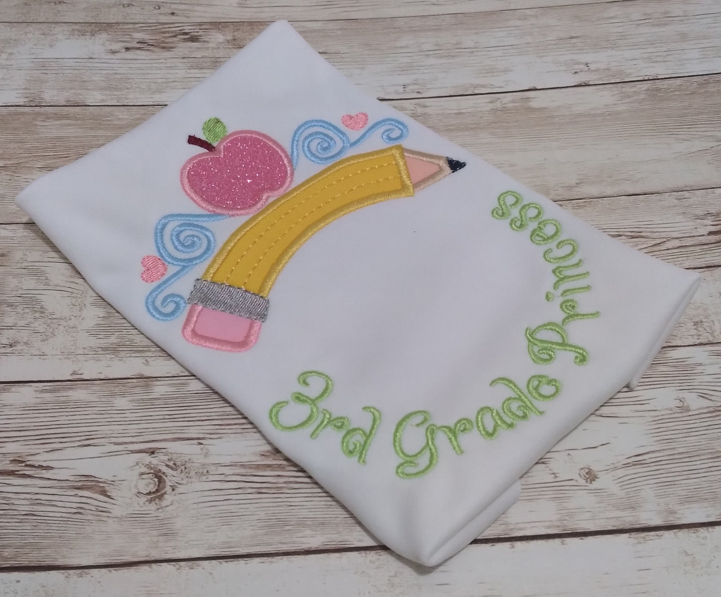 Daycare - 6th Grade Princess Embroidered Personalized Shirt