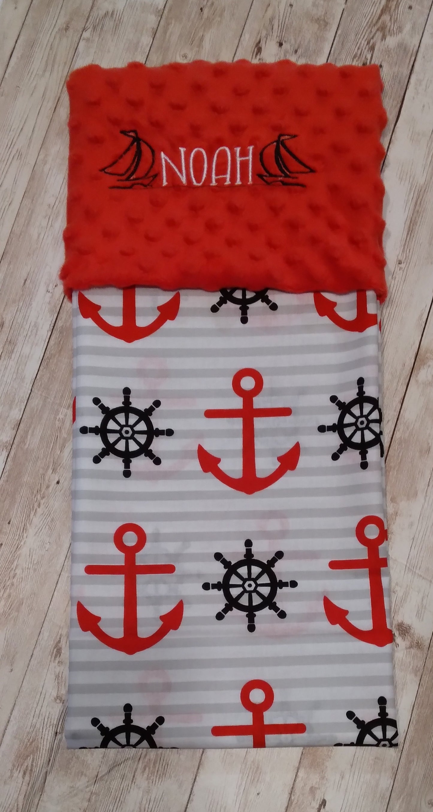 Embroidered Personalized Baby Blanket