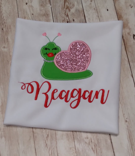 Embroidered Personalized Valentine's T-Shirt