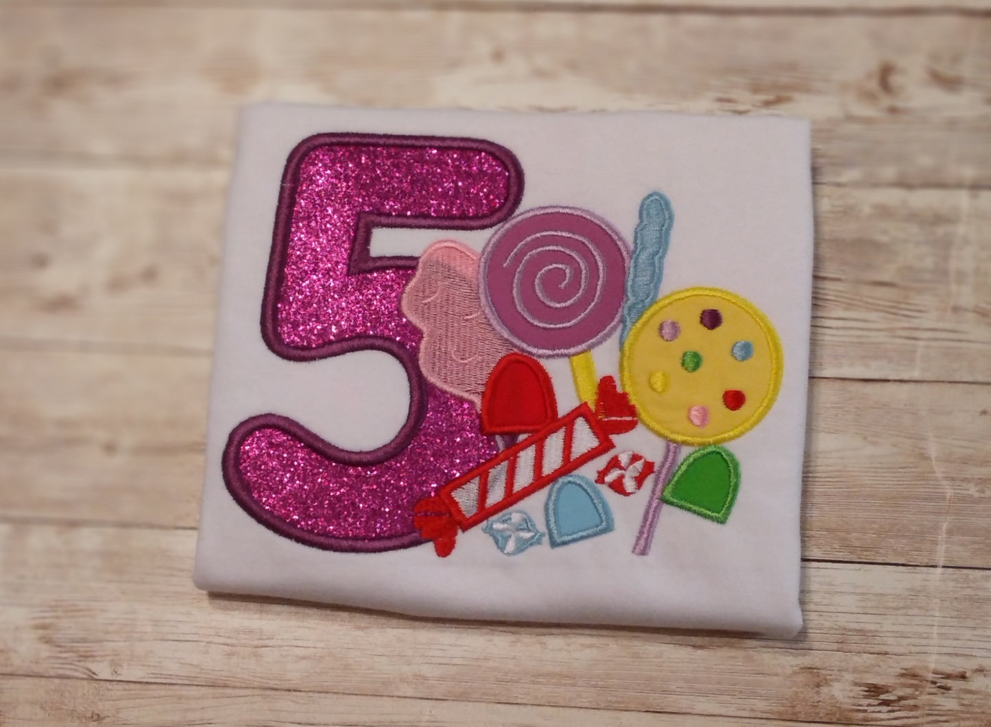 Embroidered Personalized Birthday T-Shirt