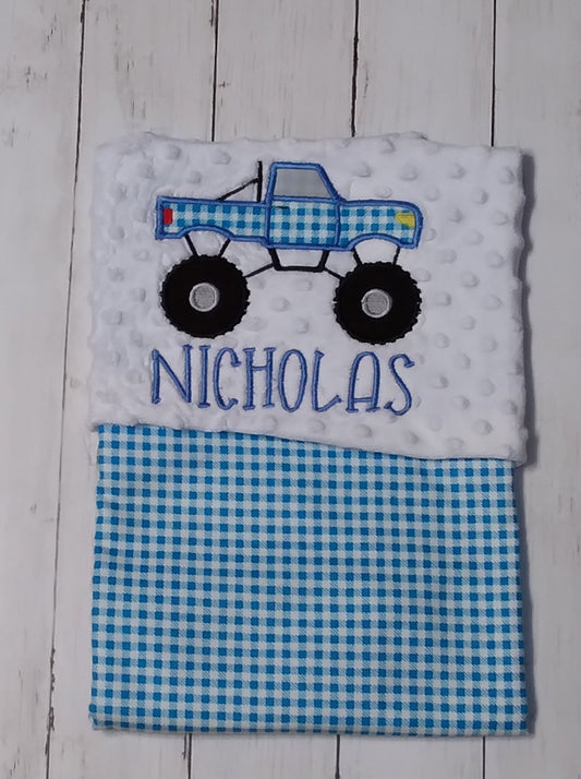 Embroidered Personalized Baby Blanket
