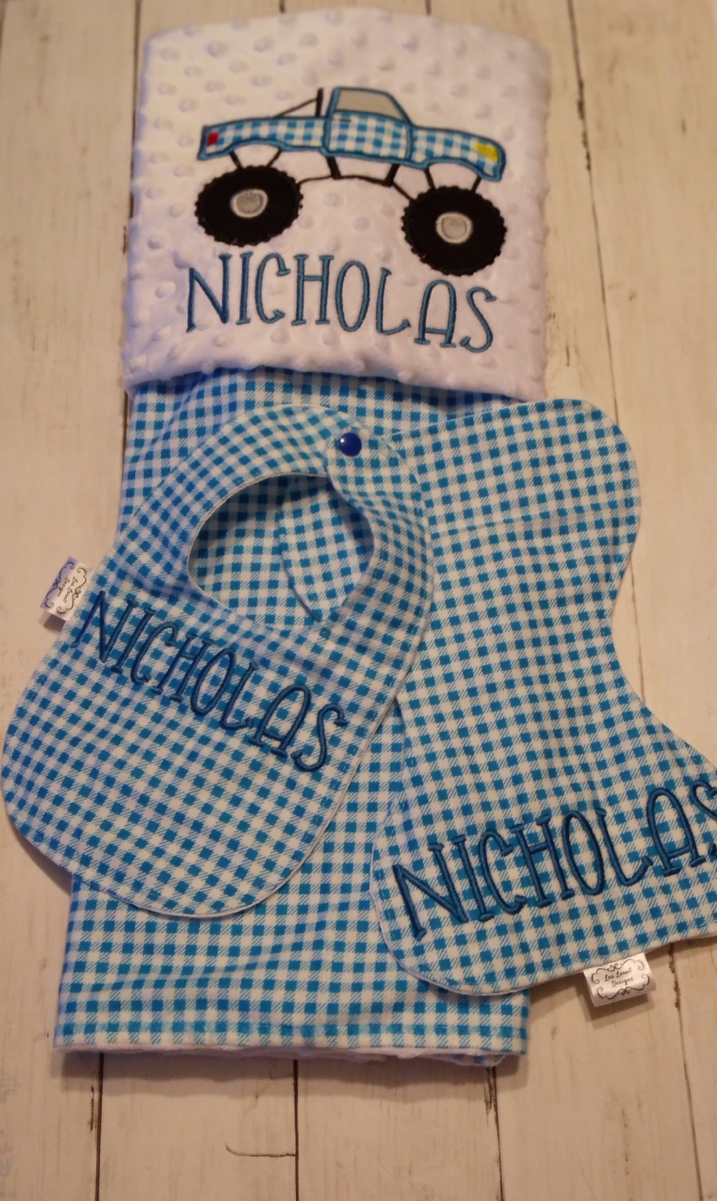 Embroidered Personalized Baby Blanket