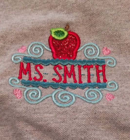 Embroidered Personalized Adult Women's Gray Polo Shirt