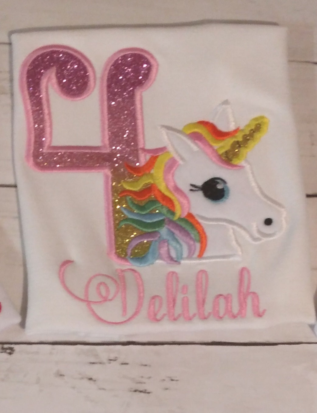 Embroidered Personalized Birthday T-Shirt