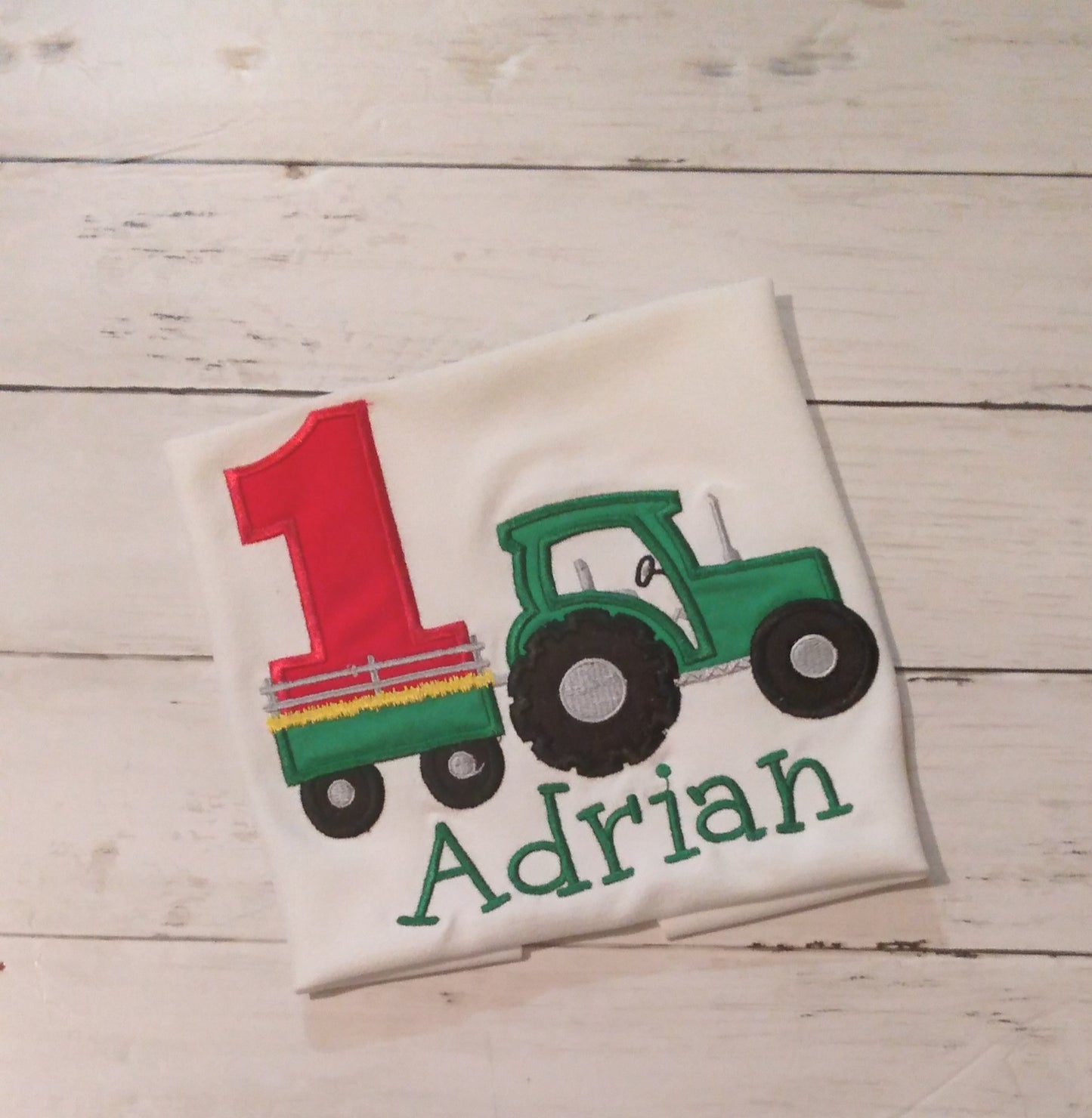 Embroidered Personalized Birthday T-Shirt