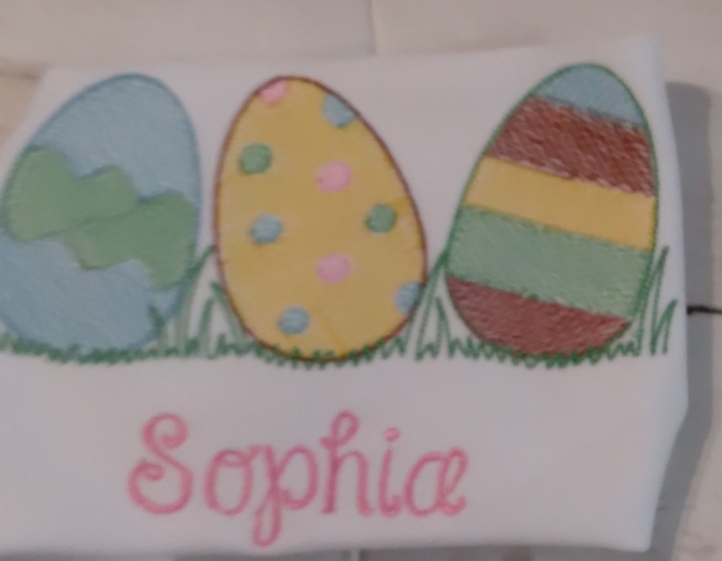 Embroidered Personalized Easter T-Shirt