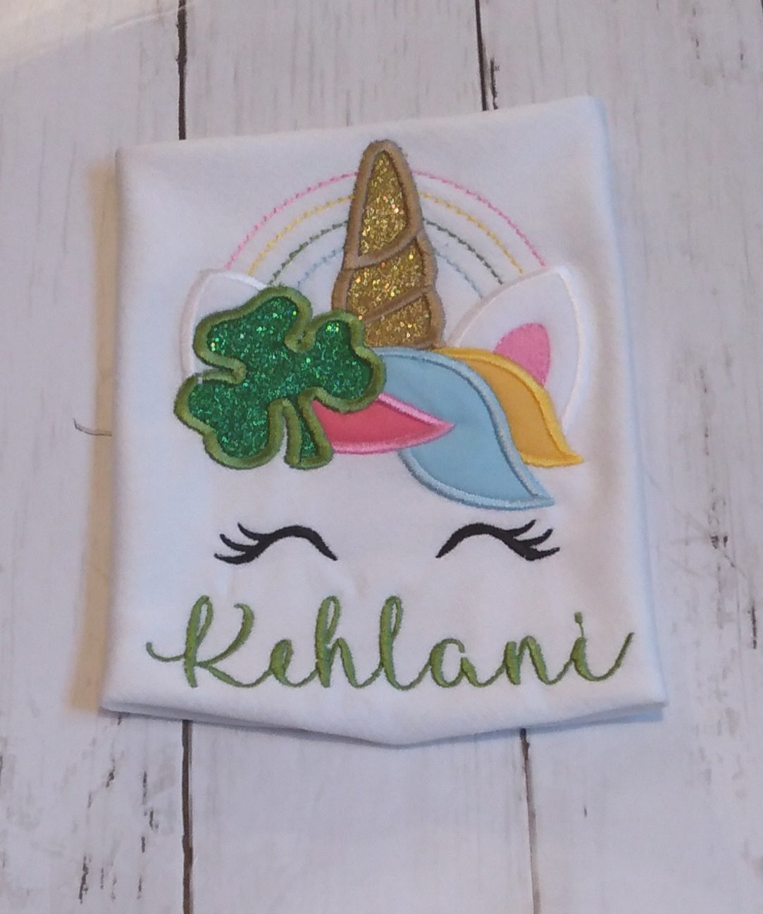 Embroidered Personalized St. Patrick's Day T-Shirt