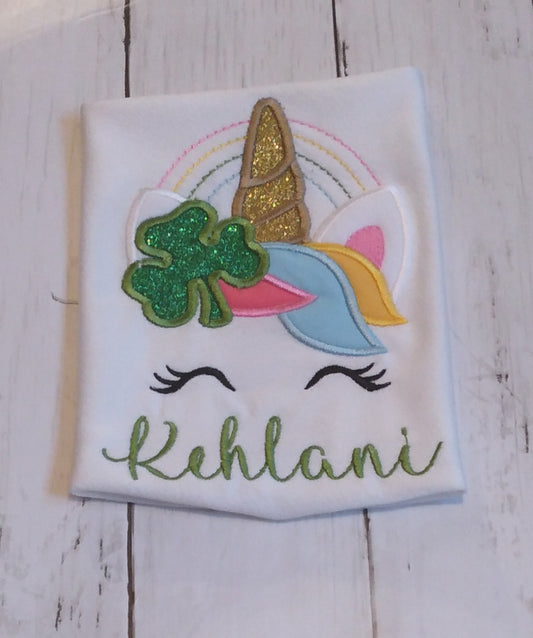 Embroidered Personalized St. Patrick's Day T-Shirt