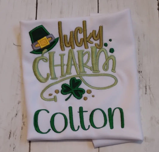 Embroidered Personalized St. Patrick's Day T-Shirt