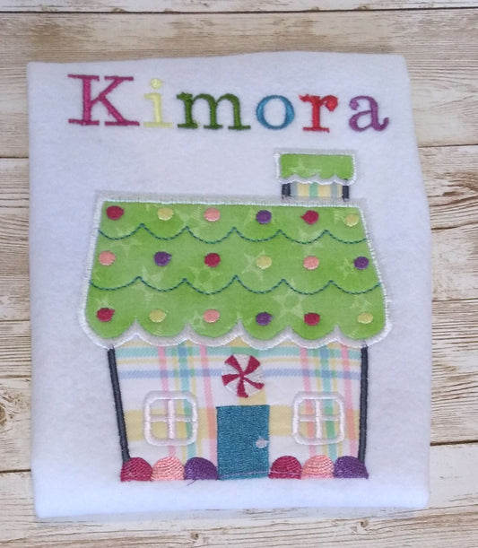 Embroidered Personalized Christmas T-Shirt