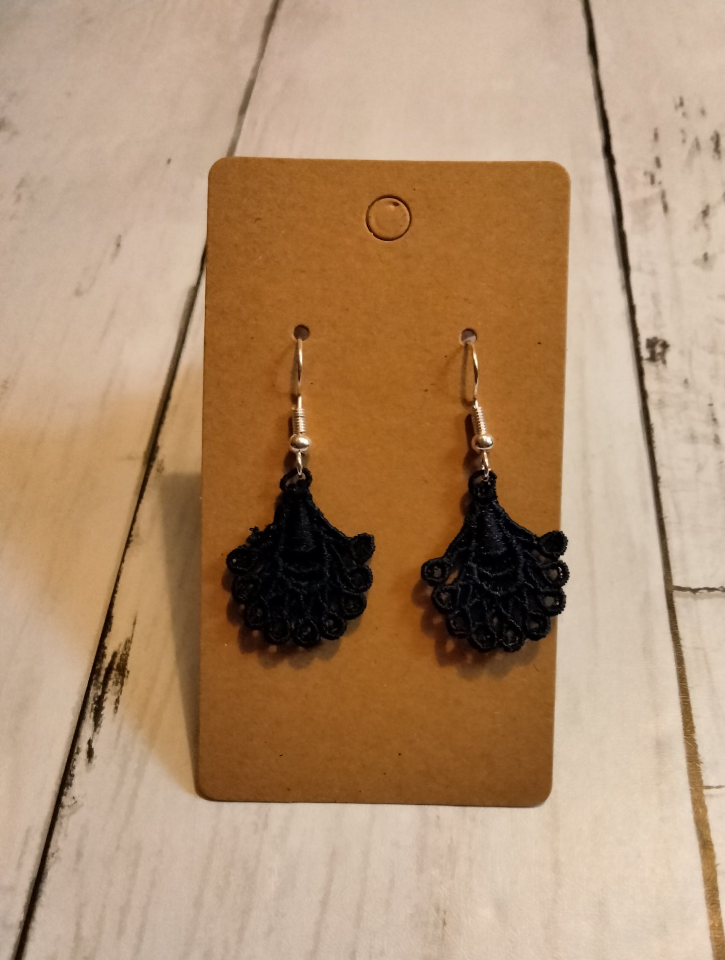 Embroidered Earrings