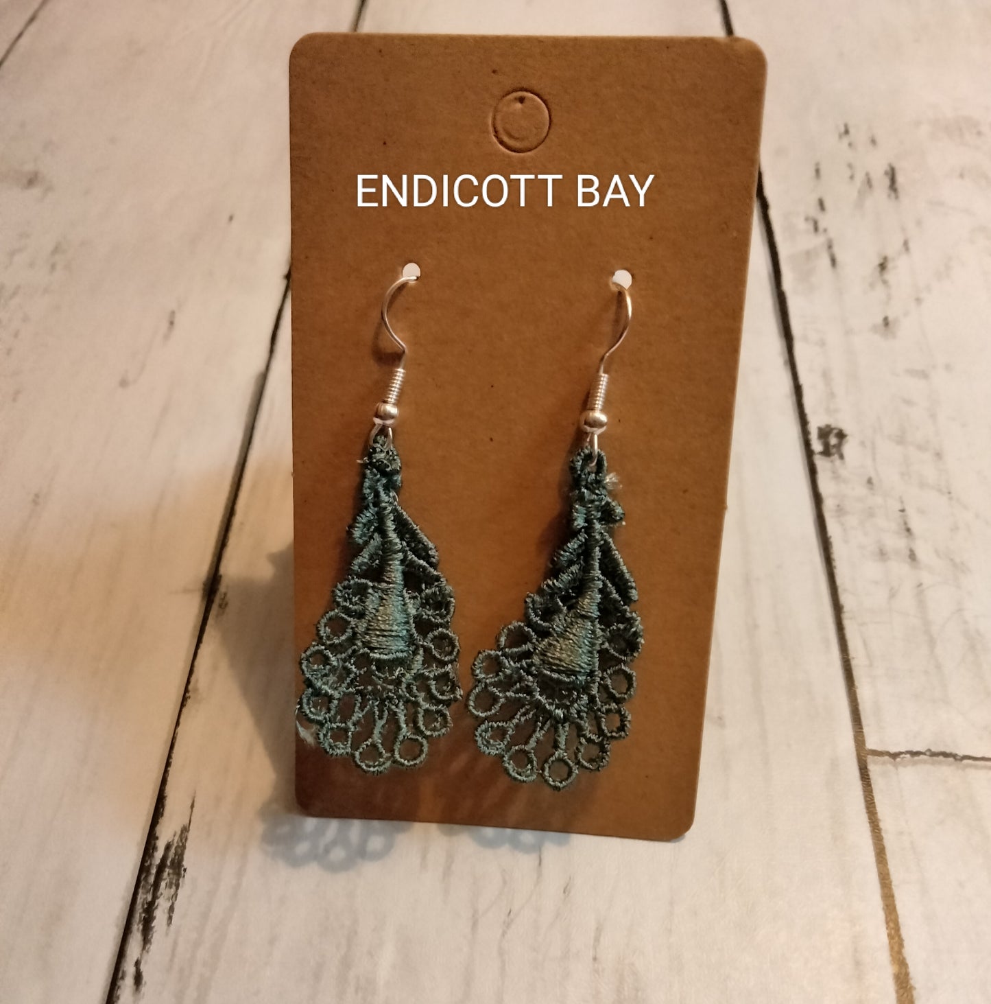 Embroidered Earrings
