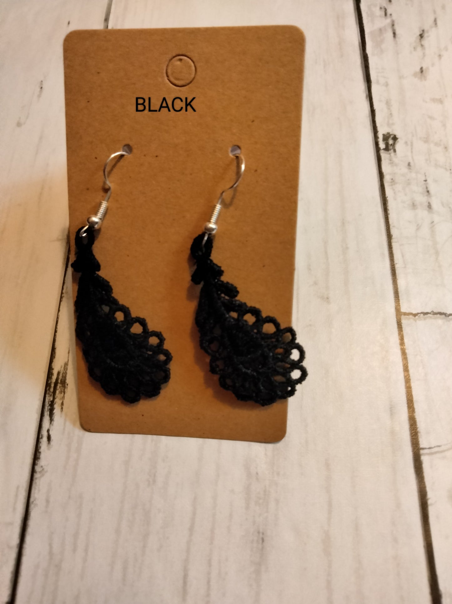 Embroidered Earrings