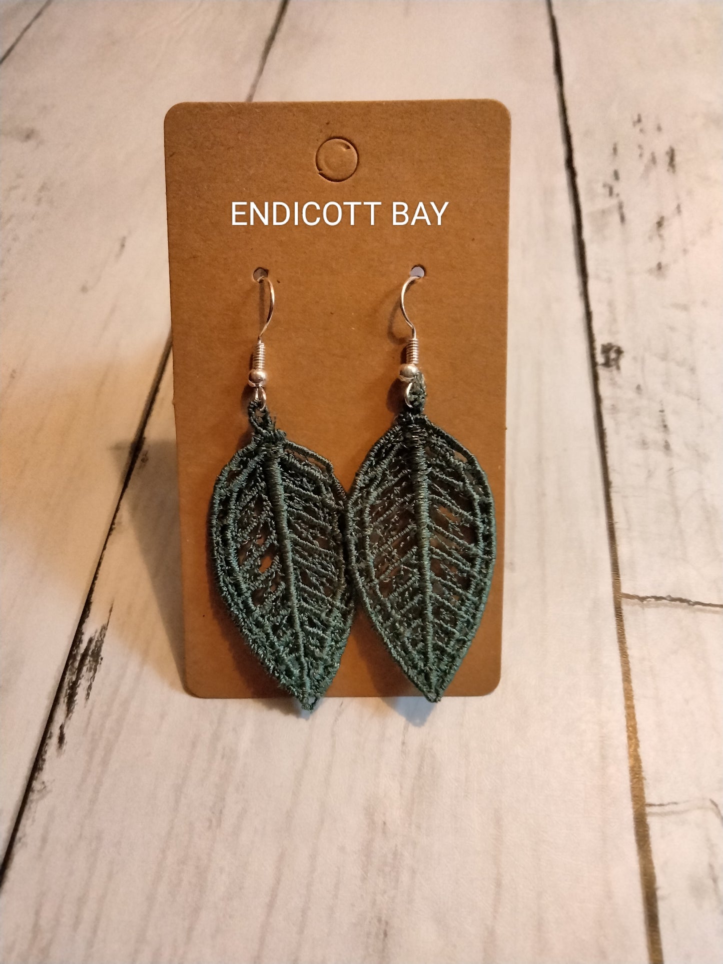 Embroidered Earrings