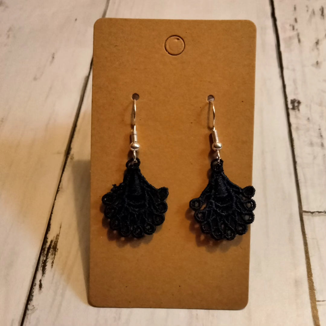 Embroidered Earrings