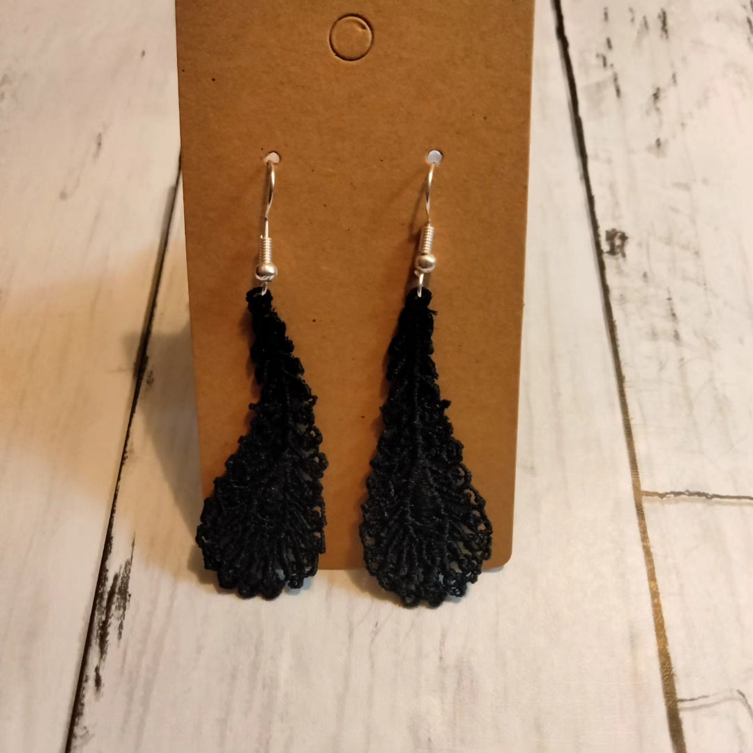 Embroidered Earrings