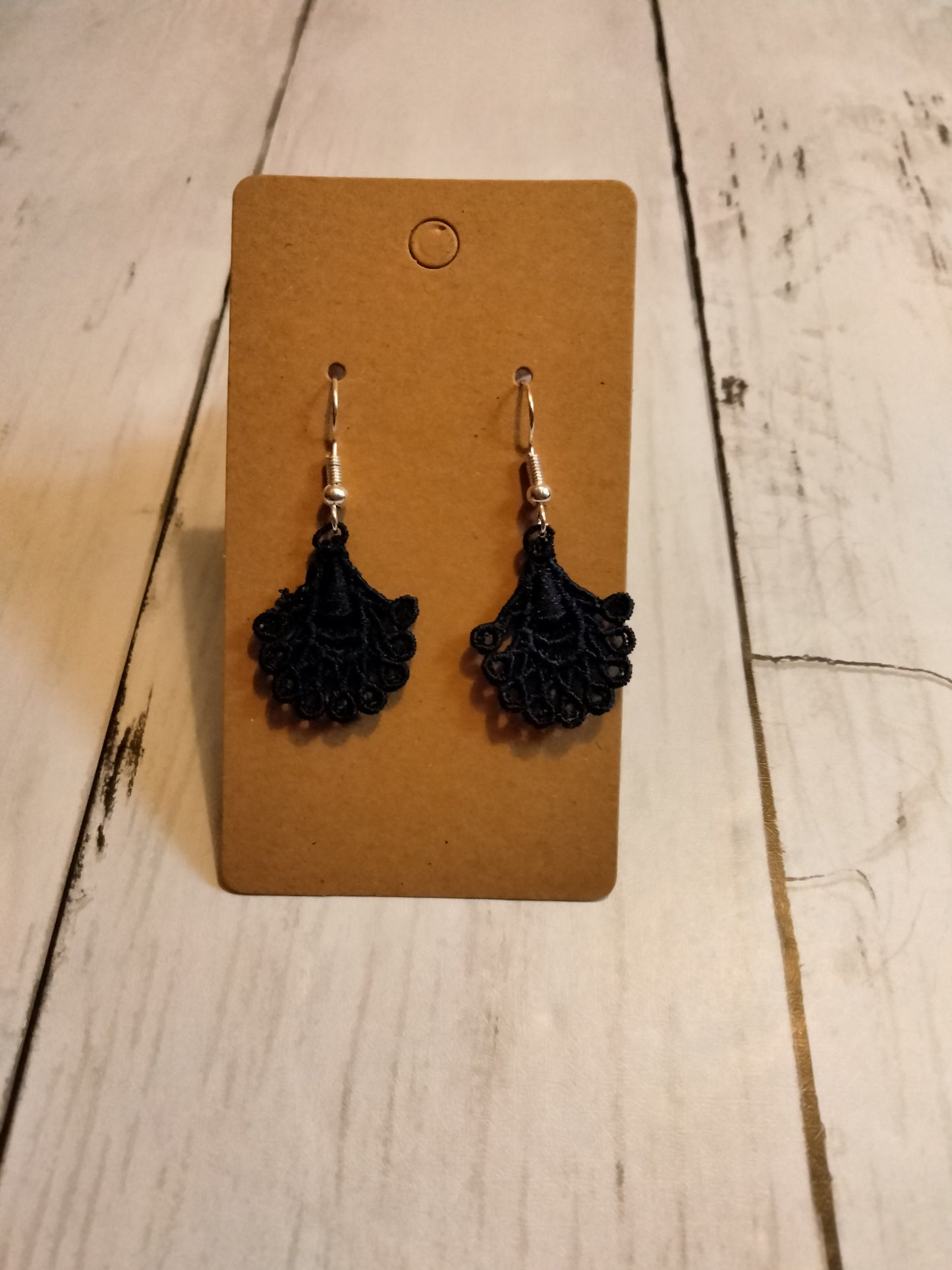 Embroidered Earrings