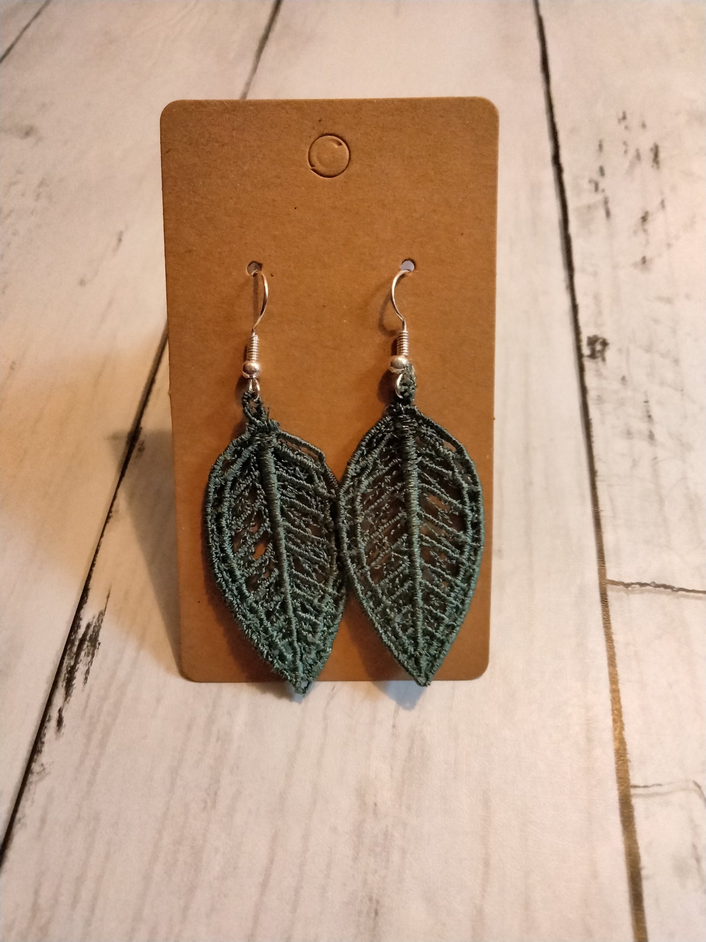 Embroidered Earrings