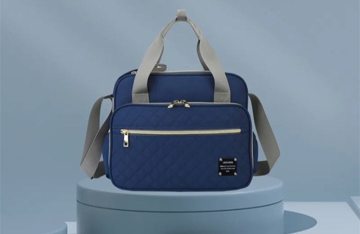 Embroidered Medium Diaper Bag