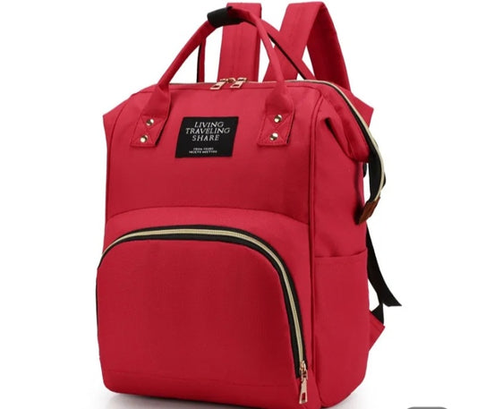 Embroidered Diaper Bag Backpack