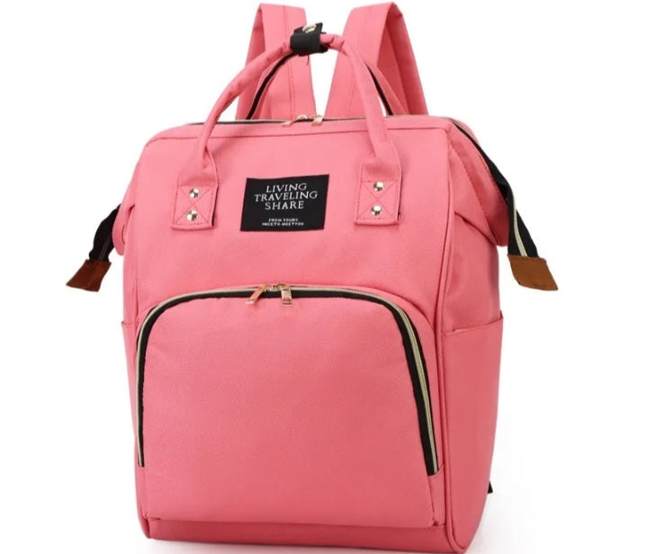 Embroidered Diaper Bag Backpack