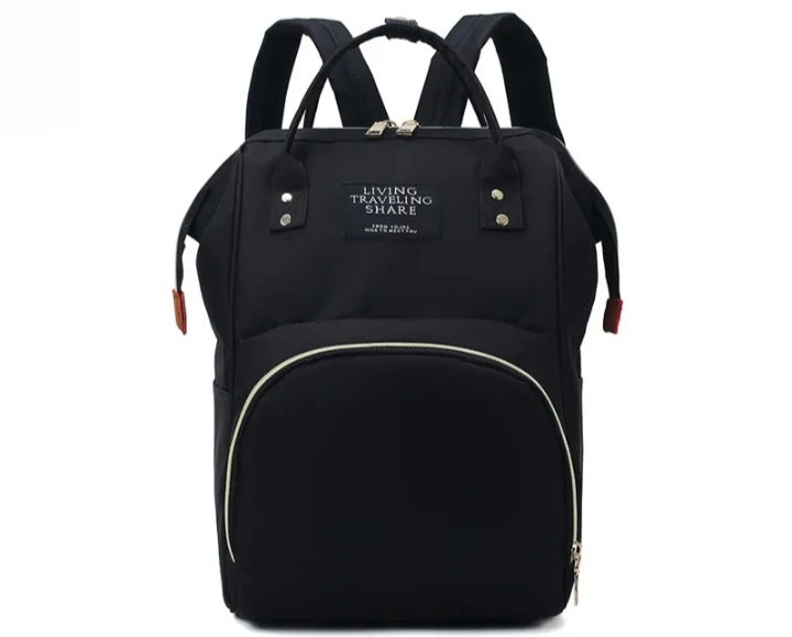 Embroidered Diaper Bag Backpack