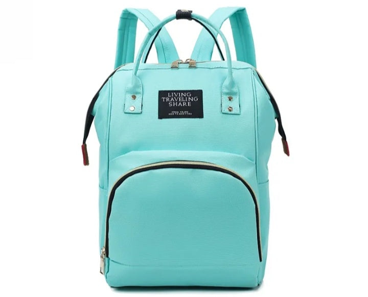 Embroidered Diaper Bag Backpack