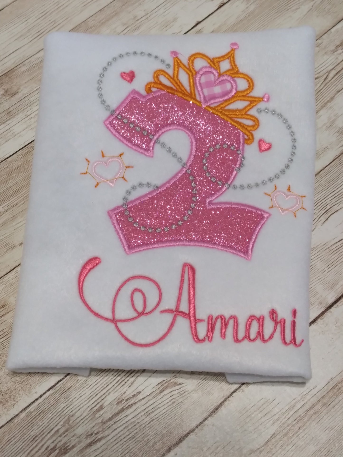 Birthday Girl Princess Tiara Birthday Shirt