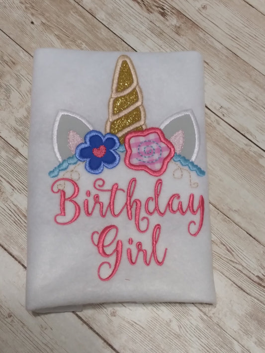 Birthday Girl Unicorn Birthday Shirt